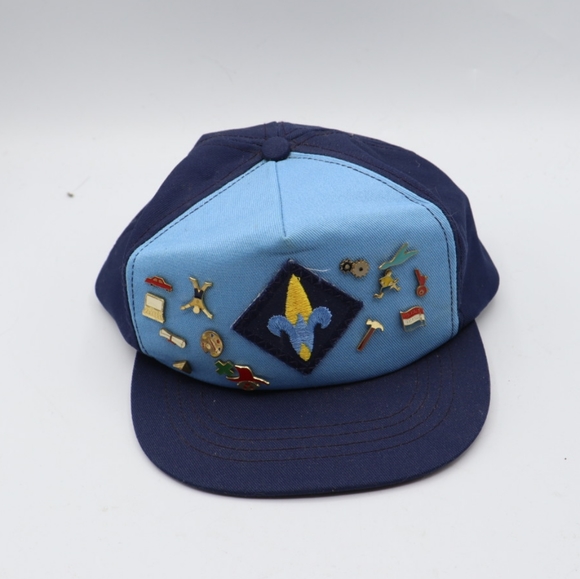 Webelos Hat Boy Scout America BSA Uniform Blue Baseball Cap Snapback S/M… - Picture 5 of 6